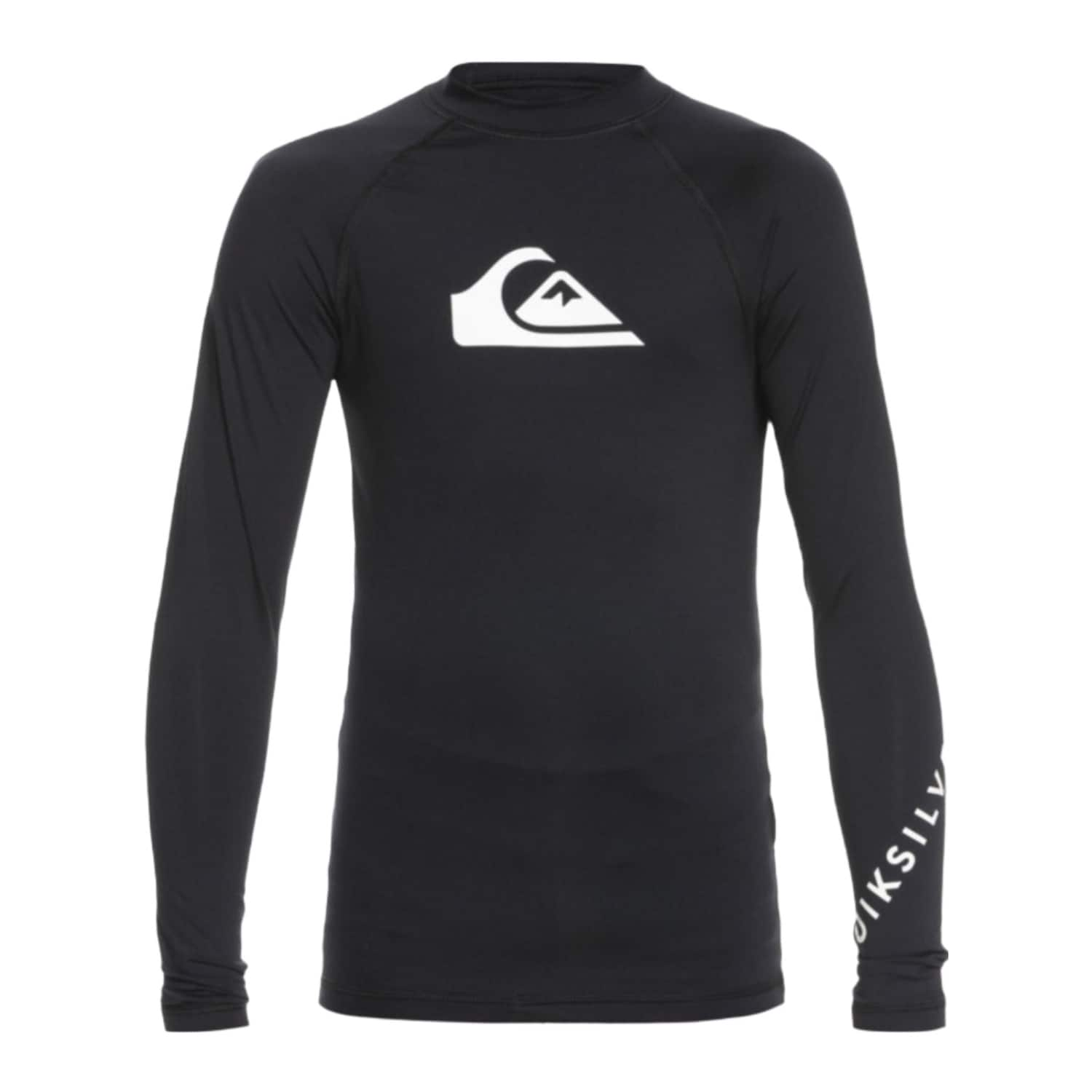 Rashguard Quiksilver Alltime Para Niños Color Negro Modelo Eqkwr03121kvj0 