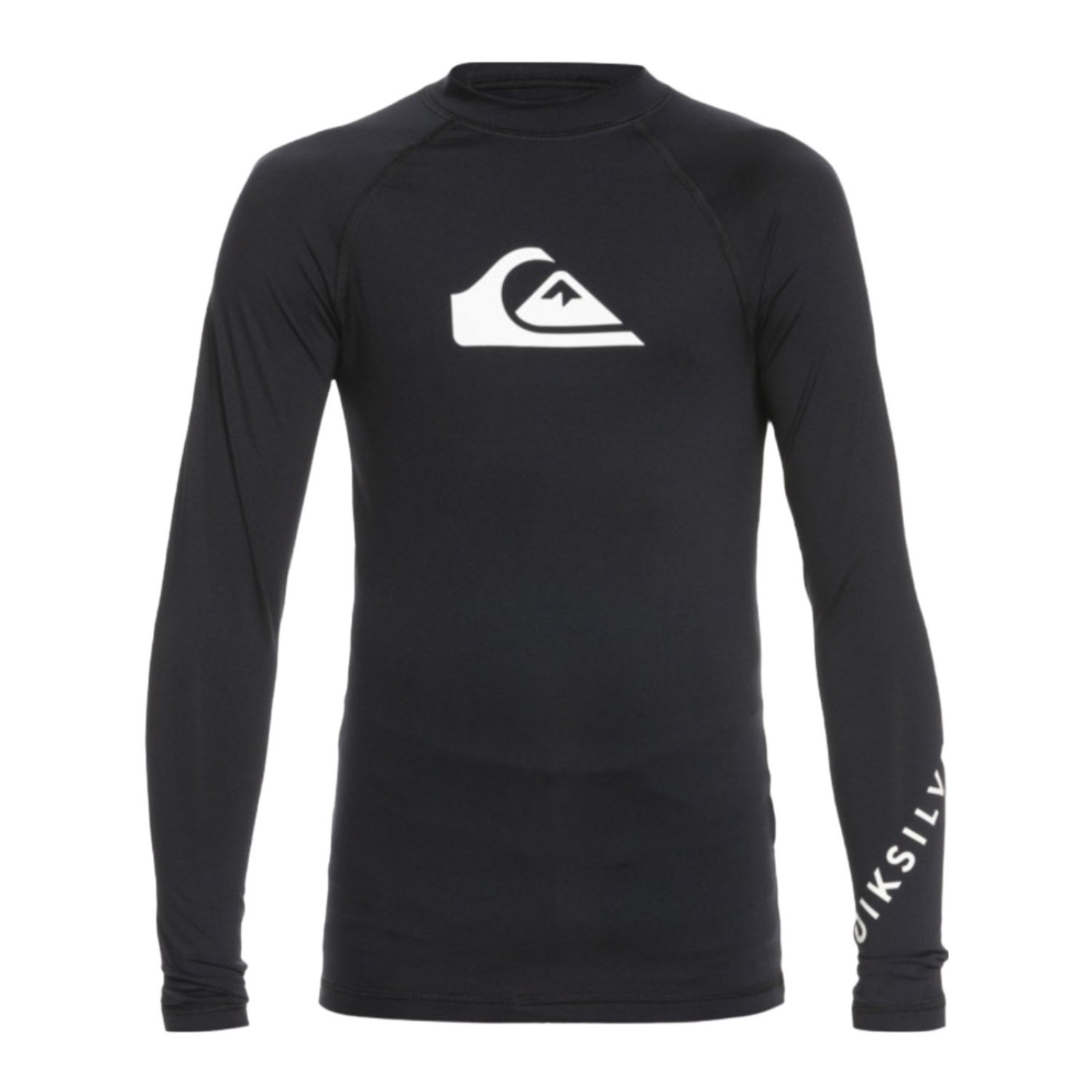 Rashguard Quiksilver Alltime Para Niños Color Negro Modelo Eqkwr03121kvj0