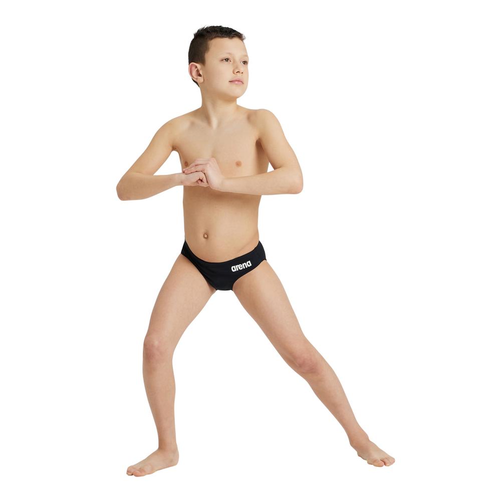 Foto 4 pulgar | Traje de Baño Arena Solid Brief Jr Negro para Niño