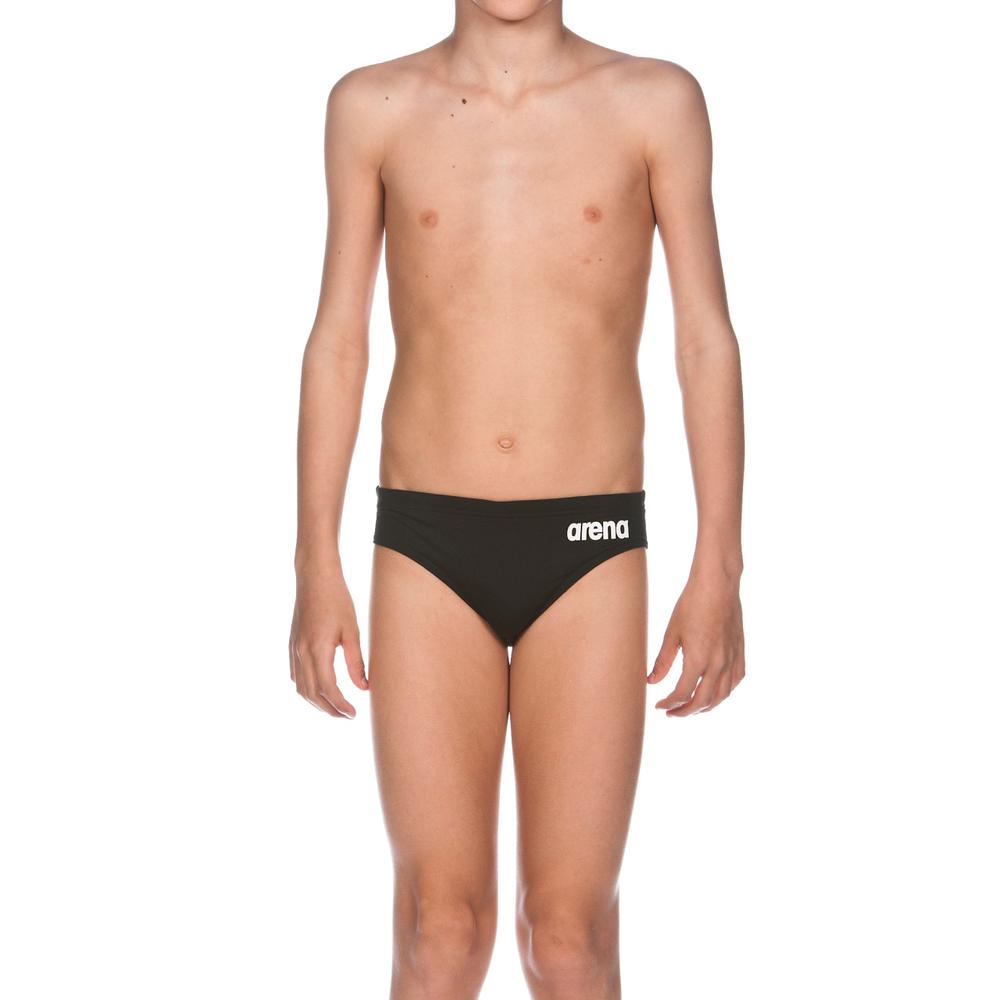 Foto 5 pulgar | Traje de Baño Arena Solid Brief Jr Negro para Niño