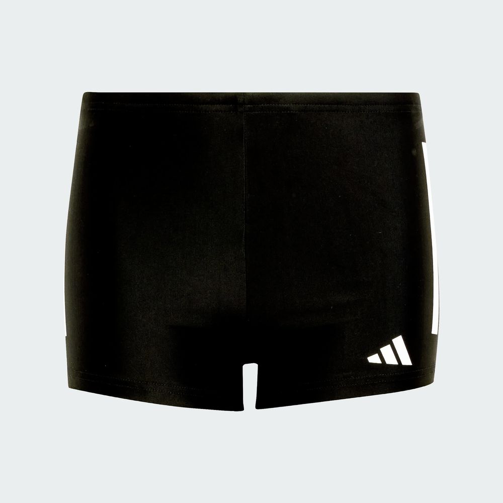 Foto 3 | Shorts De Natación 3 Franjas Niños Adidas Negro Niños