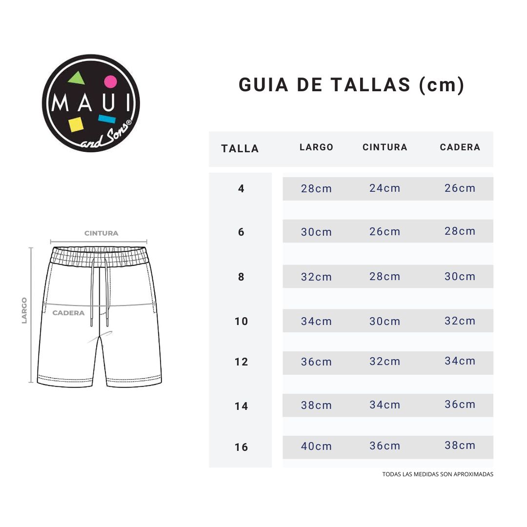 Foto 7 pulgar | Traje De Baño Para Niño Marca Maui & Sons