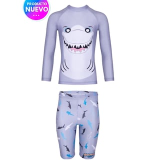 Foto 1 | Traje De Baño Wetsuit Sharkie Deluxe Talla 12
