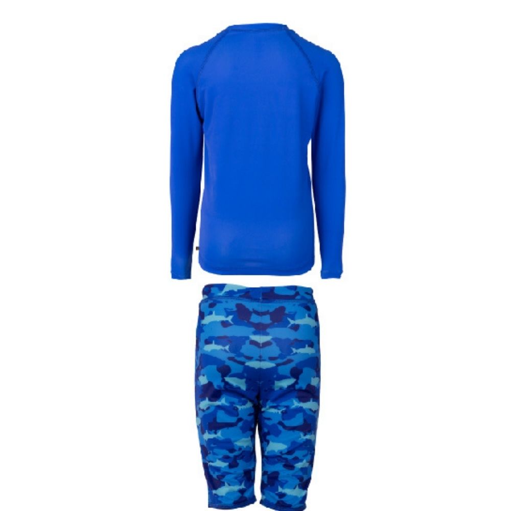 Foto 3 pulgar | Traje De Baño Wetsuit Blue Camouflage Talla 10