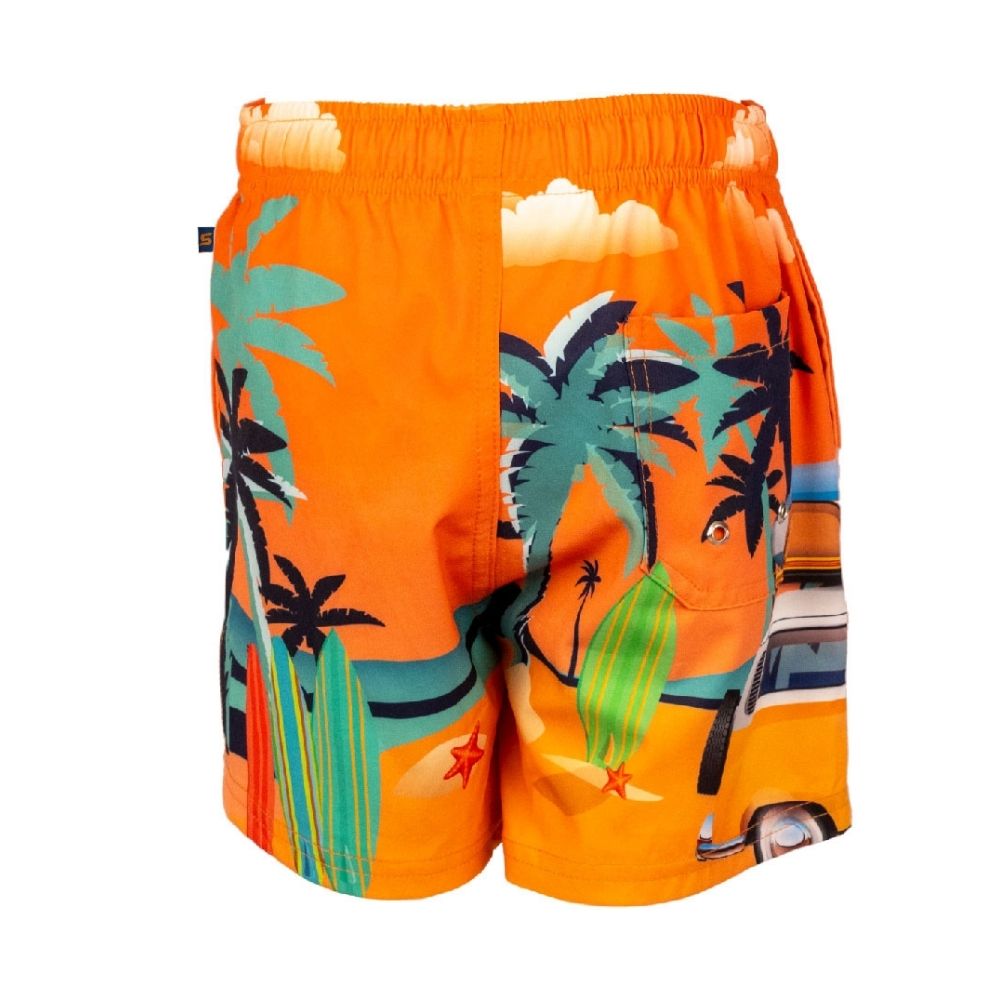 Foto 3 pulgar | Traje De Baño Short Sunset Talla 10