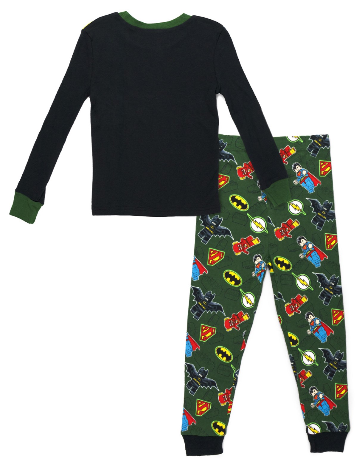 Foto 3 pulgar | Pijama para Niño Lego Batman Héroes color Verde.