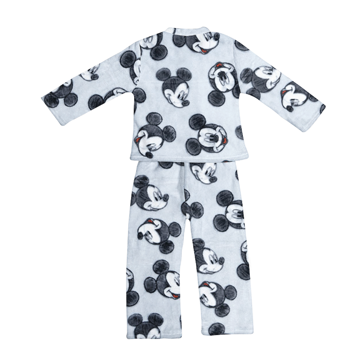 Foto 3 pulgar | Pijama Supersoft TESSO HOME Classic Mickey color Gris 2 Piezas