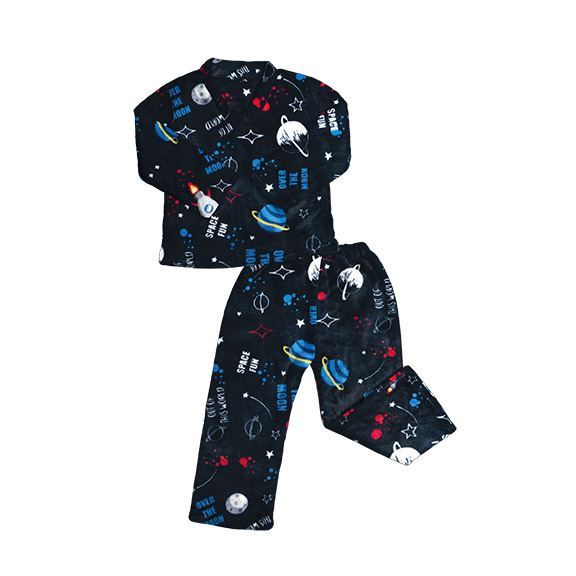 Foto 2 pulgar | Pijama Tesso Home Galaxy color Azul 2 Piezas