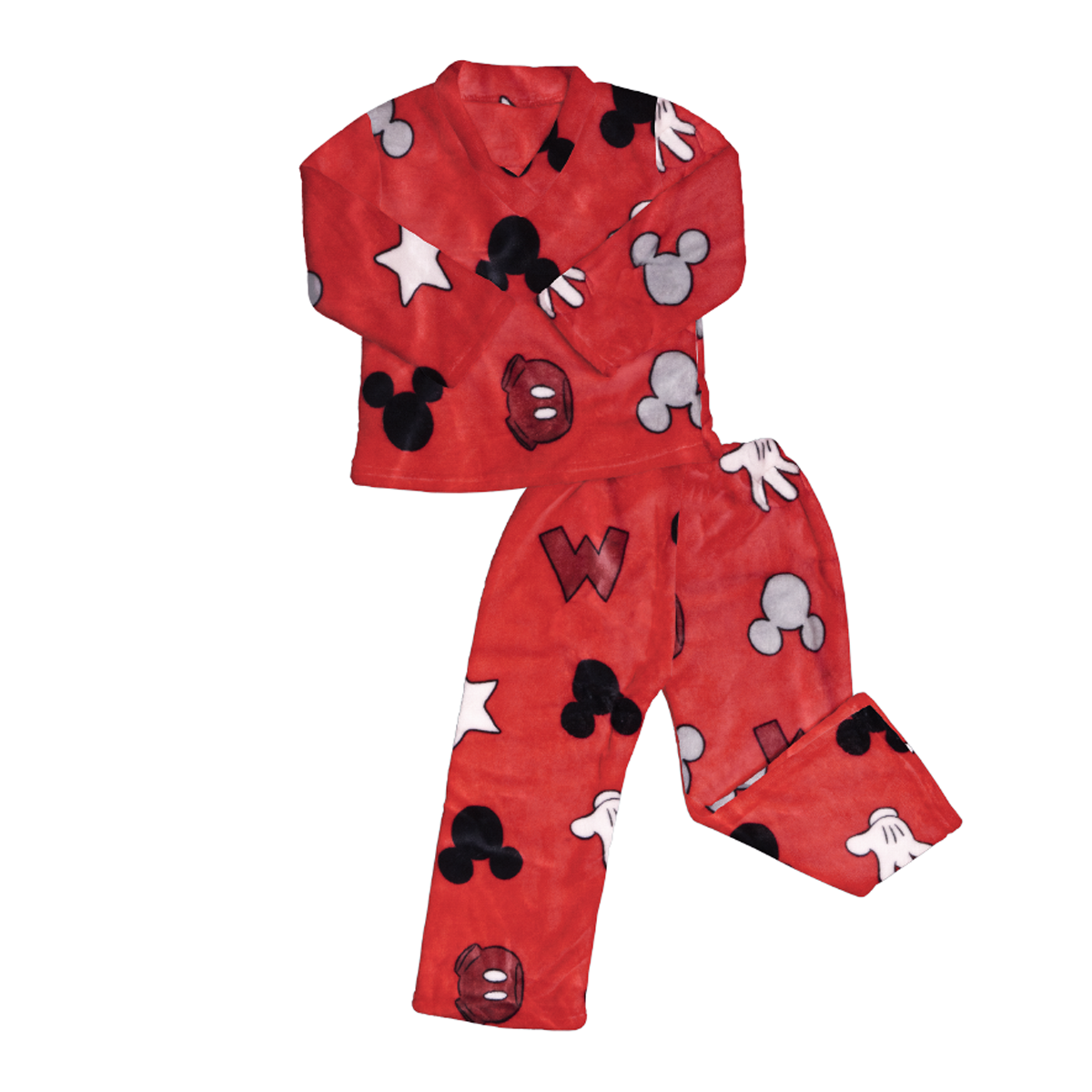 Pijama Supersoft TESSO HOME Mickey color Rojo 2 Piezas