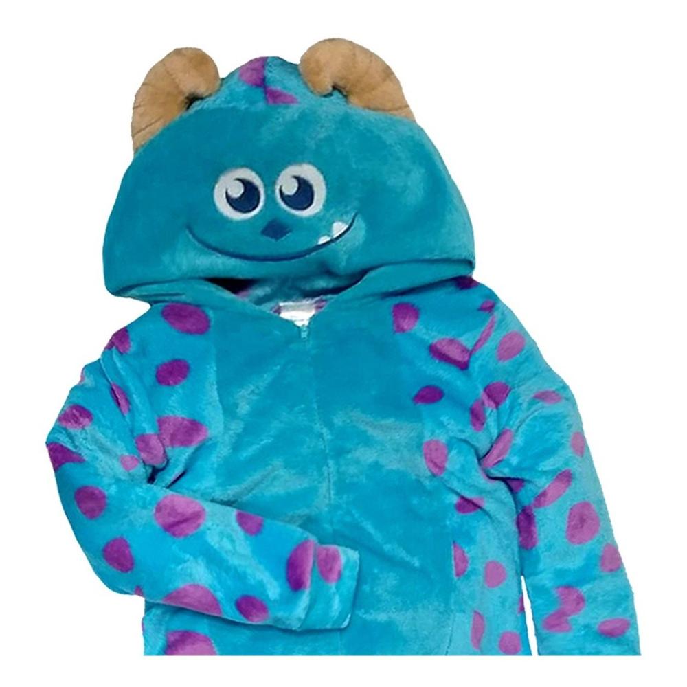 Foto 4 pulgar | Mameluco con Gorro Bordados Disney Azul