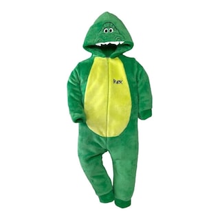 Foto 1 | Mameluco Disney con Gorro Bordado Rex color Verde para Niño