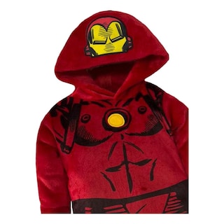 Foto 3 | Mameluco con Gorro Bordado Marvel Ironman Rojo para Niño