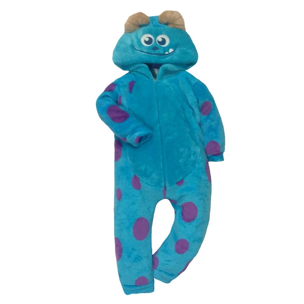 Mameluco con Gorro Bordado Disney Monsters Sulley color Azul