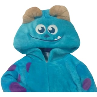 Foto 2 | Mameluco con Gorro Bordado Disney Monsters Sulley color Azul