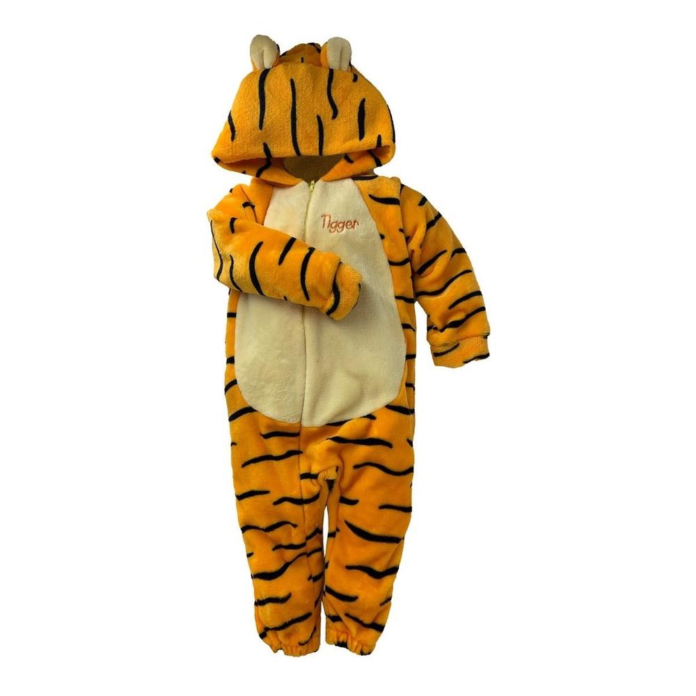 Foto 2 pulgar | Mameluco Disney MP9447 Naranja Tigger con Gorro Bordado sin Pie