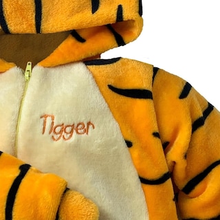 Foto 2 | Mameluco Disney MP9447 Naranja Tigger con Gorro Bordado sin Pie