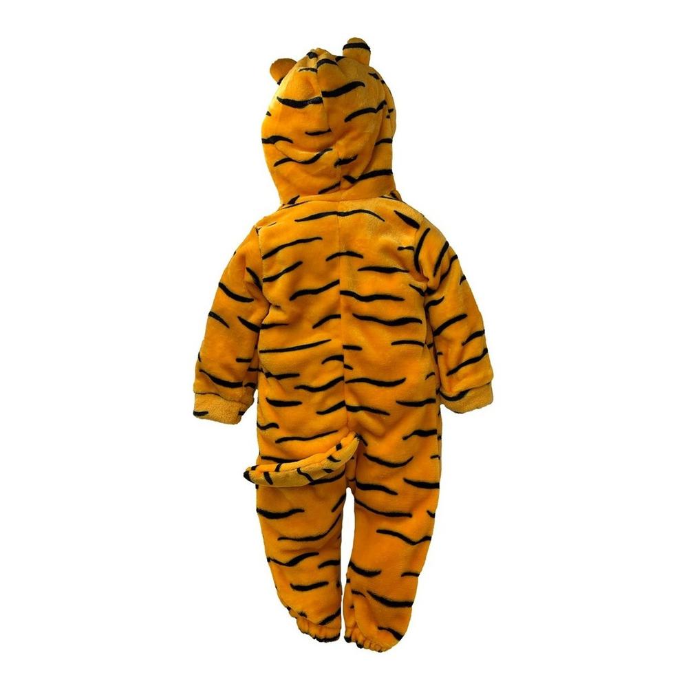 Foto 4 pulgar | Mameluco Disney MP9447 Naranja Tigger con Gorro Bordado sin Pie