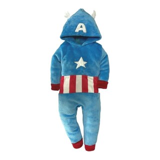 Foto 3 | Kit 3 Mamelucos Marvel Spiderman+Capitan America+Ironman