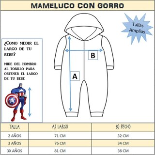 Foto 5 | Kit 3 Mamelucos Marvel Spiderman+Capitan America+Ironman