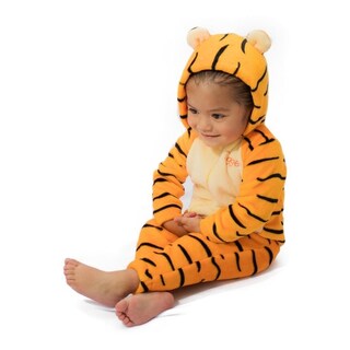 Foto 2 | Mameluco Disney Tigger Naranja con Gorro Bordado