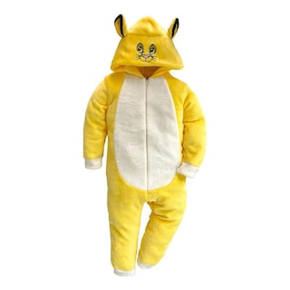 Foto 1 | Mameluco Disney Simba Con Gorro Bordado Amarillo