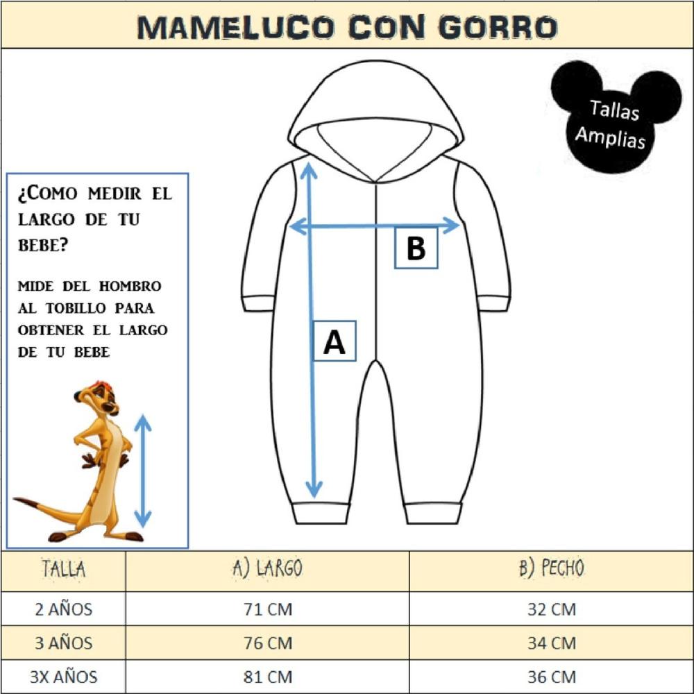 Foto 7 pulgar | Mameluco Disney Simba Con Gorro Bordado Amarillo