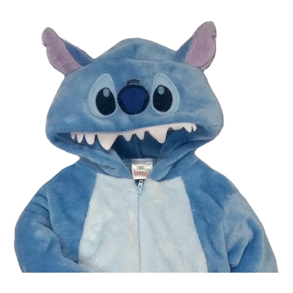 Foto 2 | Mameluco con Gorro Bordado Disney Stitch Azul