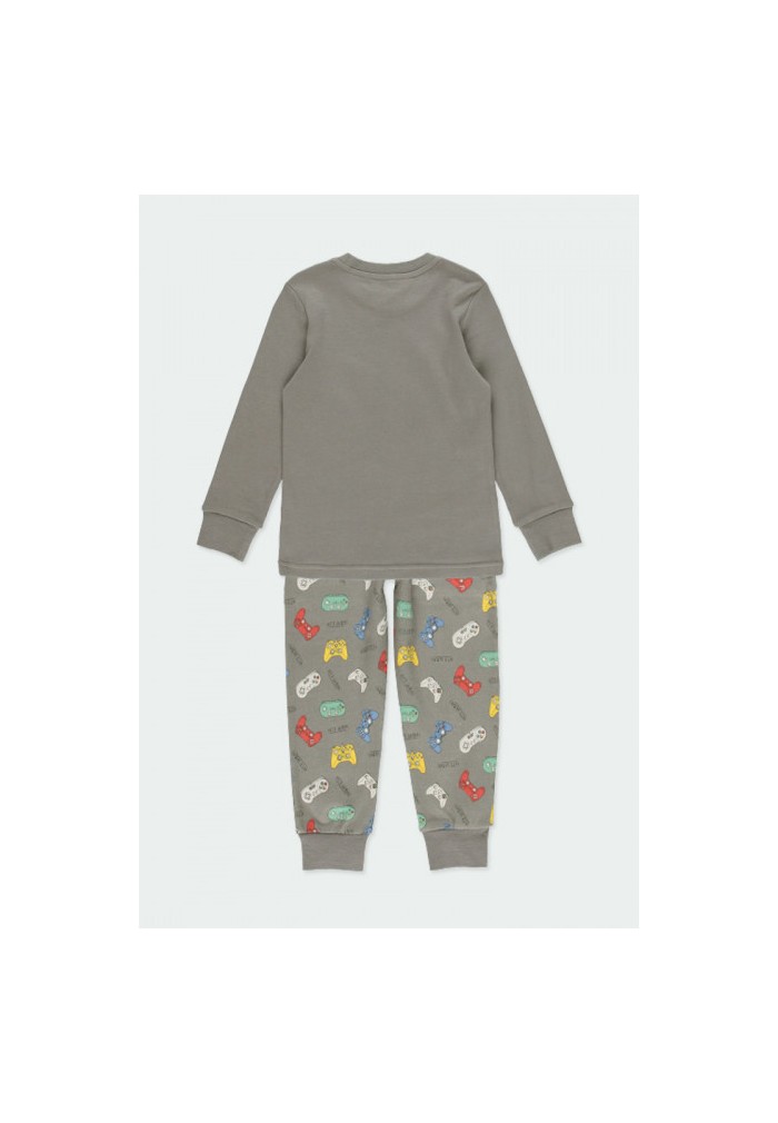 Foto 3 pulgar | Pijama Boboli Gris para Niño