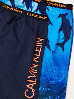 Foto 2 | Short de Pijama Calvin Klein Little Lounge Para Niños Paquete De 2 - Venta Internacional