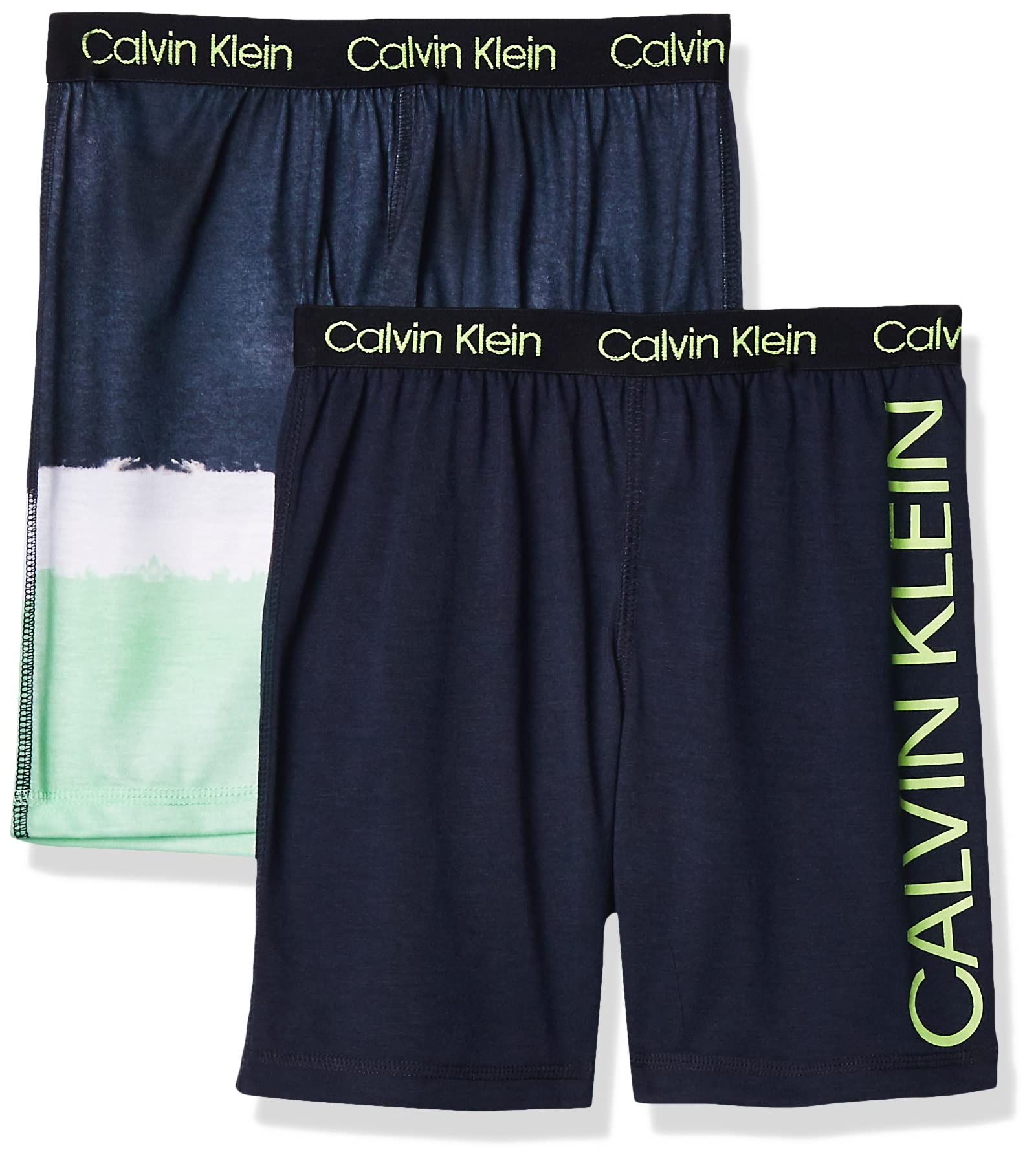 Foto 2 pulgar | Pantalones Cortos de Pijama Calvin Klein Boys Lounge Paquete de 2 Talla L - Venta Internacional