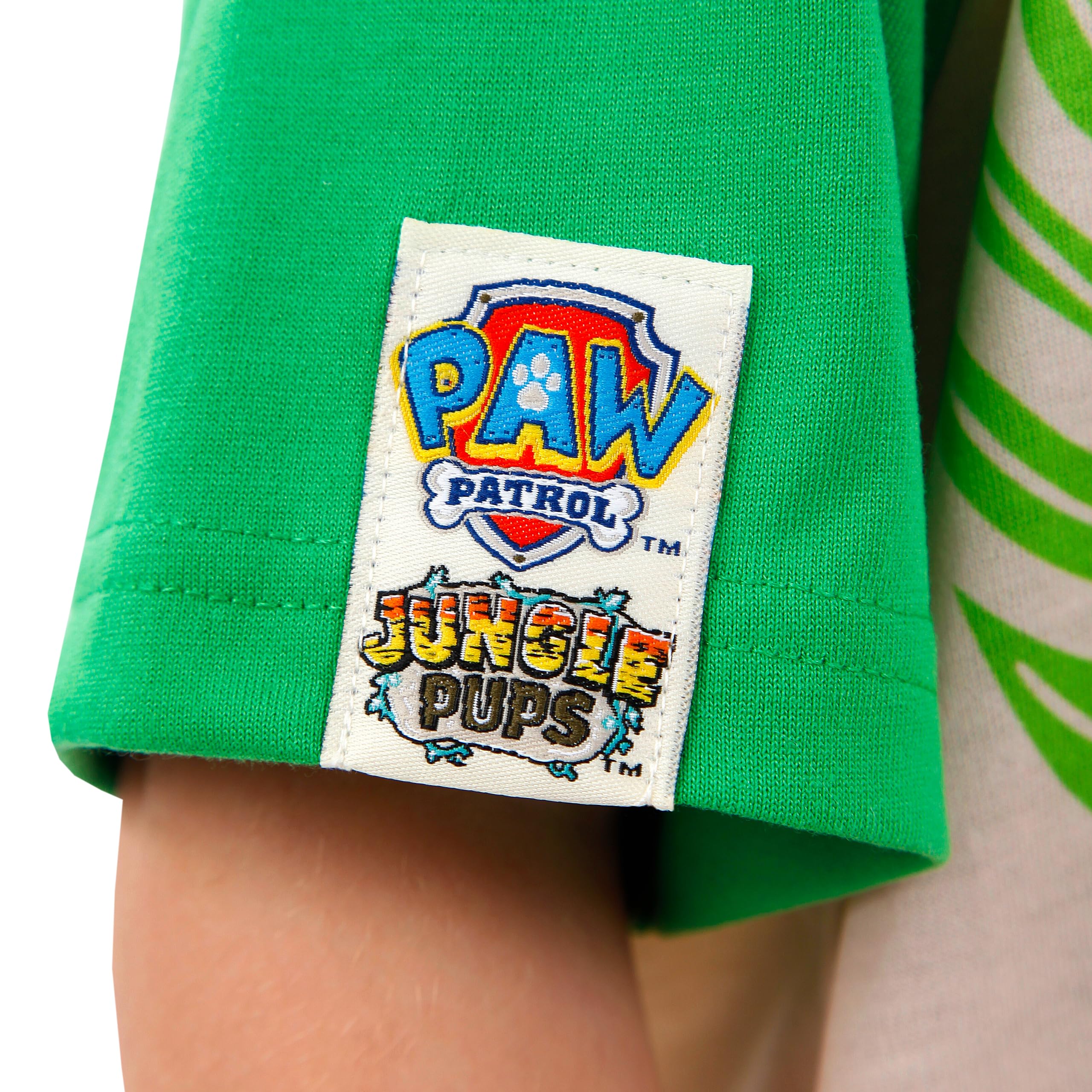 Foto 4 pulgar | Pijama Paw Patrol Jungle Pups Para Niños, Verde Verano, 2t - Venta Internacional.