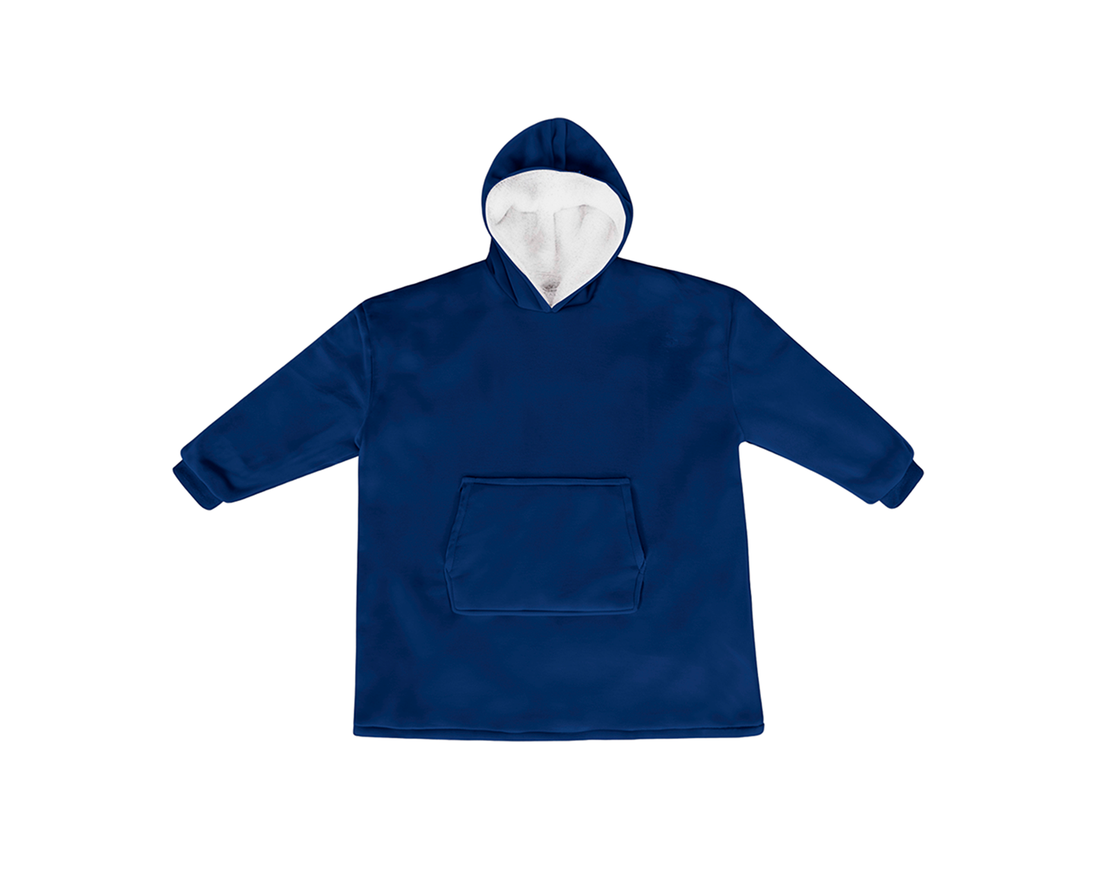 Foto 3 pulgar | Sudadera Cobija Infantil Unitalla, Térmica Con Capucha Con Borrega Y Mangas Y Bolsillo Azul Marino Bluelander