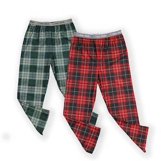 Foto 1 | Pantalones De Pijama Calvin Klein Para Niños, Supersuaves, Cepillados, Micro, Paquete De 2 - Venta Internacional.