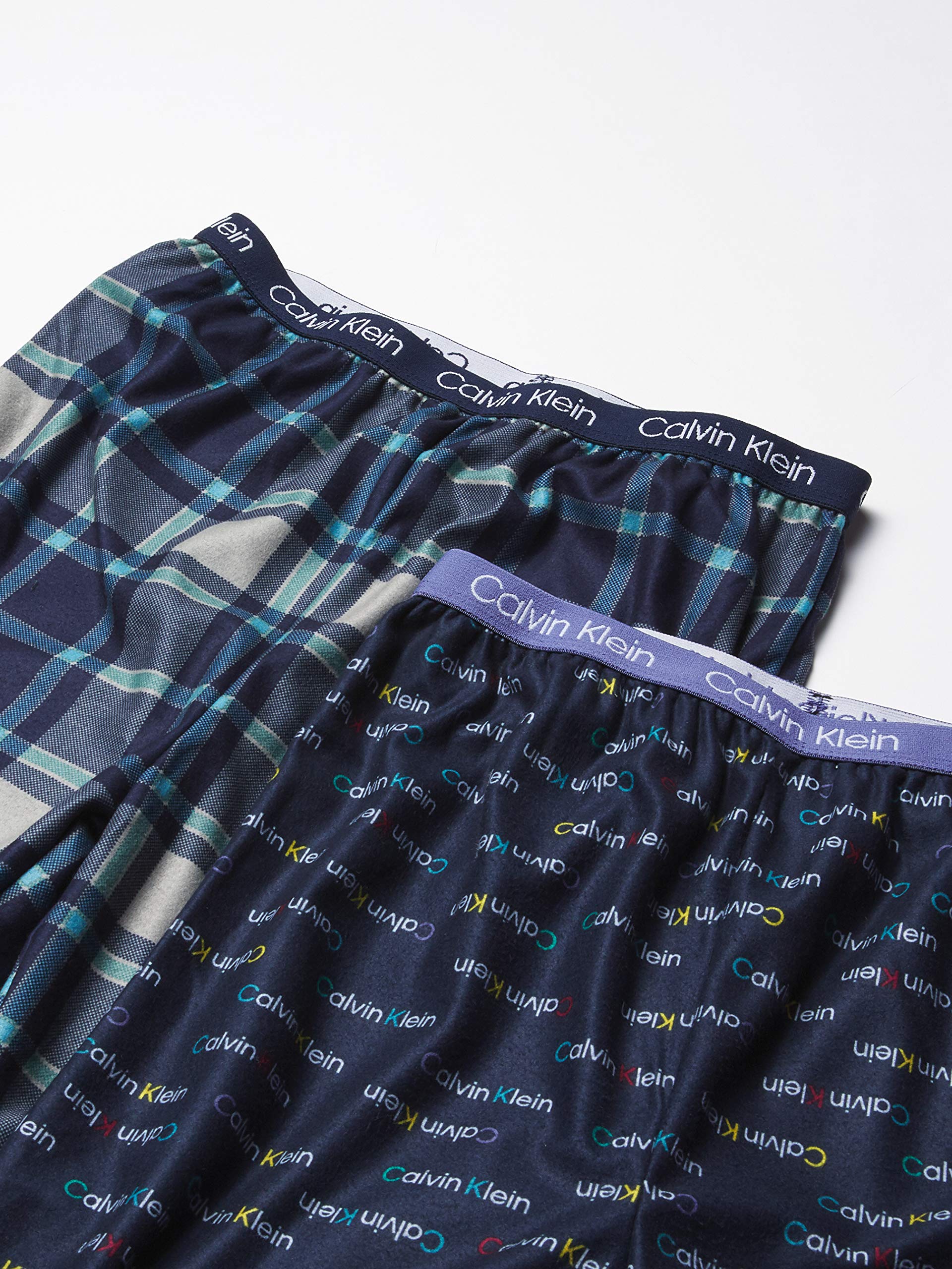 Foto 3 pulgar | Pijama Calvin Klein Micropantalones Supersuaves Cepillados Para Niños, X2 - Venta Internacional.