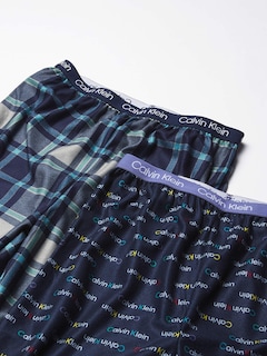 Foto 2 | Pijama Calvin Klein Micropantalones Supersuaves Cepillados Para Niños, X2 - Venta Internacional.