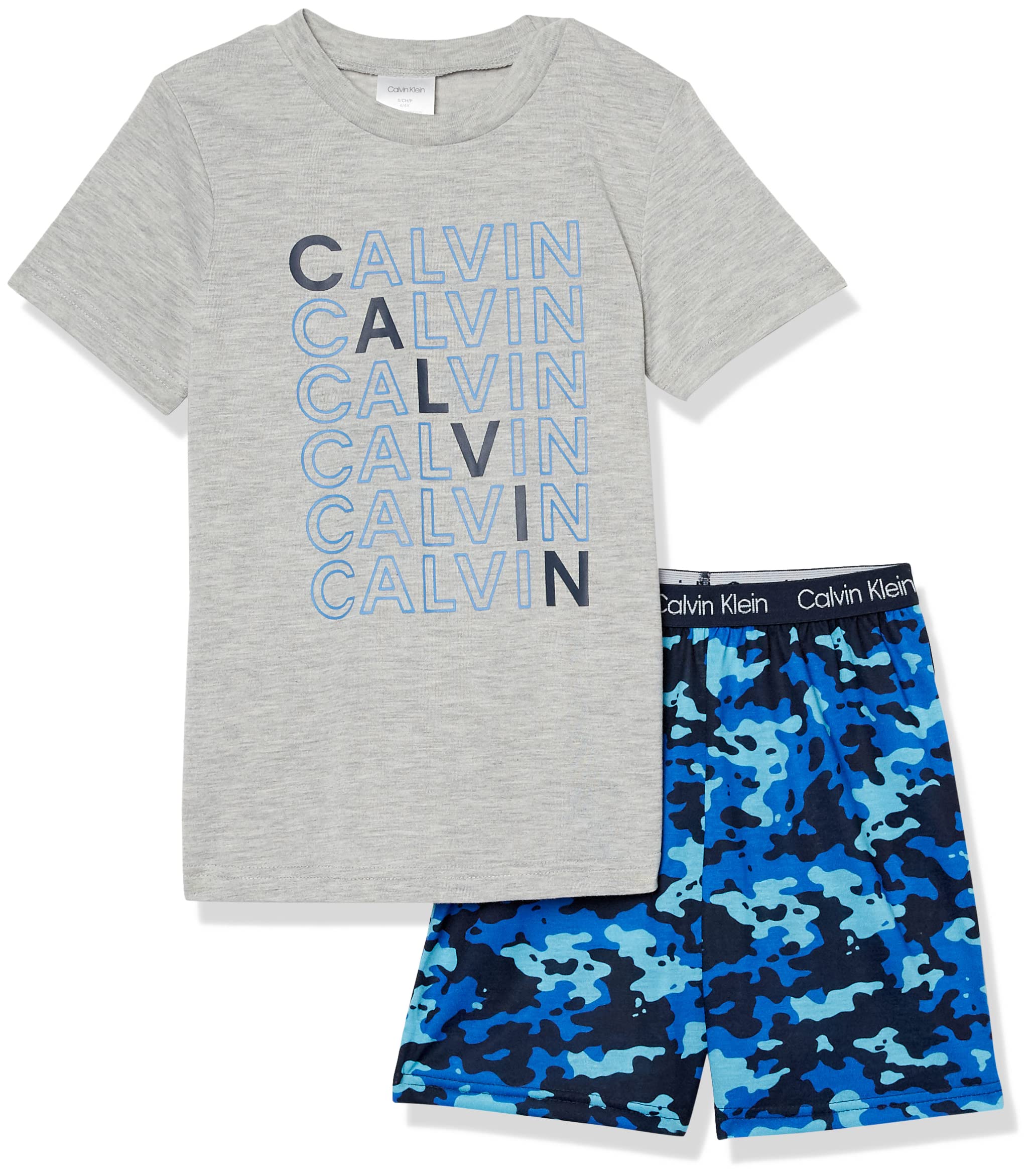 Foto 2 pulgar | Conjunto de Pijama Calvin Klein de Poliéster para Niños - Venta Internacional