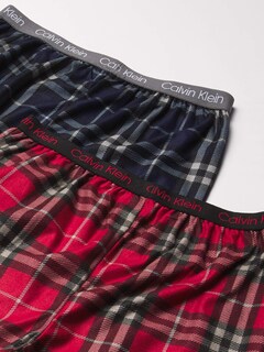 Foto 2 | Pantalones de Pijama Calvin Klein Supersuaves Rojo y Azul Marino 2 piezas para Niños - Venta Internacional