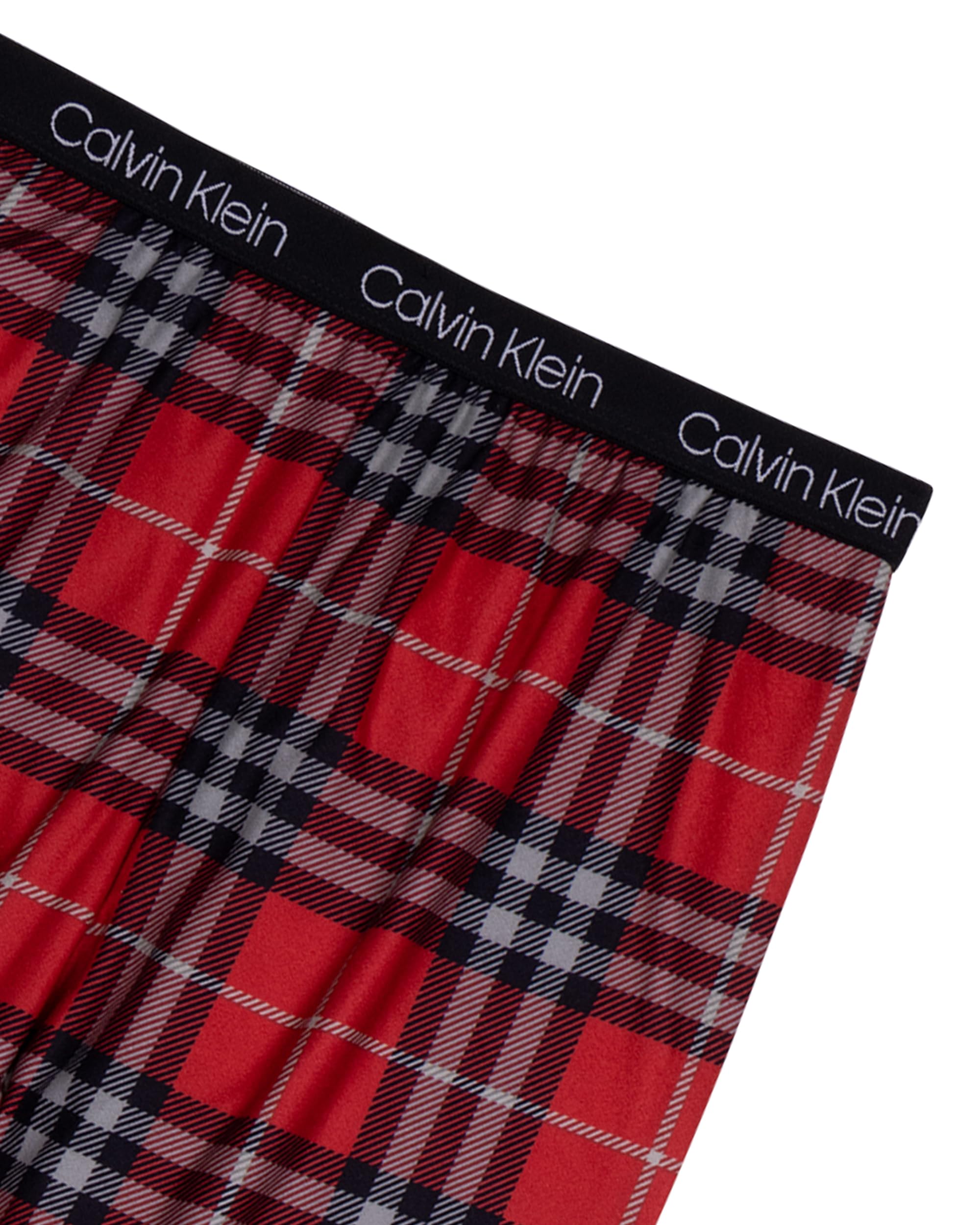 Foto 3 pulgar | Pantalón de Pijama para Dormir Calvin Klein Supersuave Escoceses para Niños - Venta Internacional