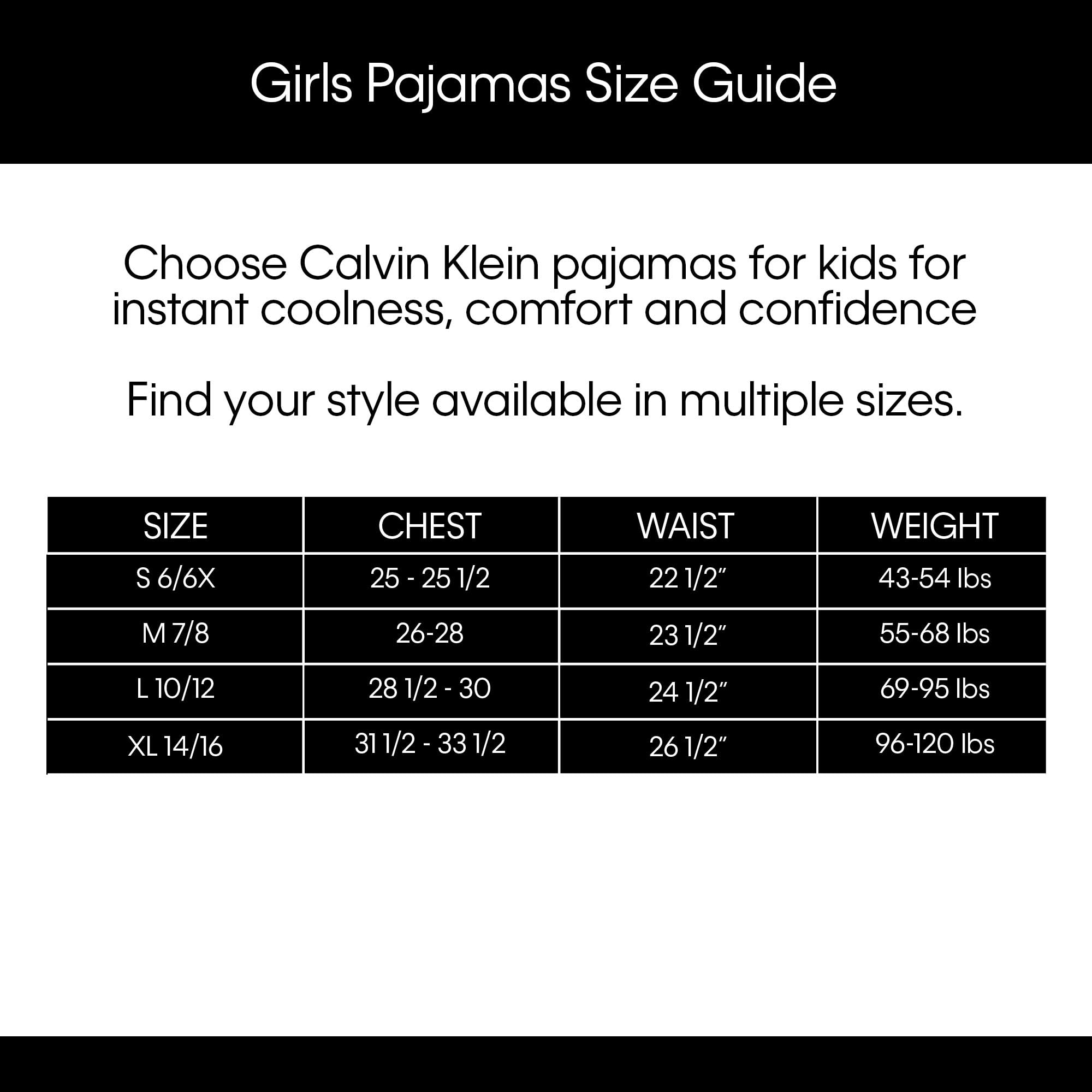 Foto 7 pulgar | Conjunto de Pijama Calvin Klein Poliéster Gris para Niñas - Venta Internacional