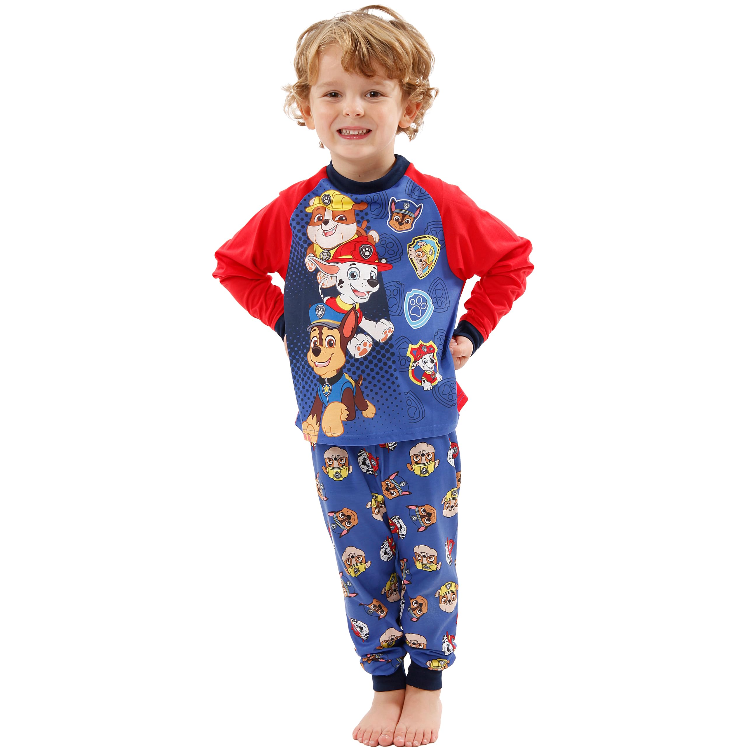 Foto 3 pulgar | Conjunto De Pijama Paw Patrol Rubble, Marshall, Chase Boys, Talla 4 - Venta Internacional.