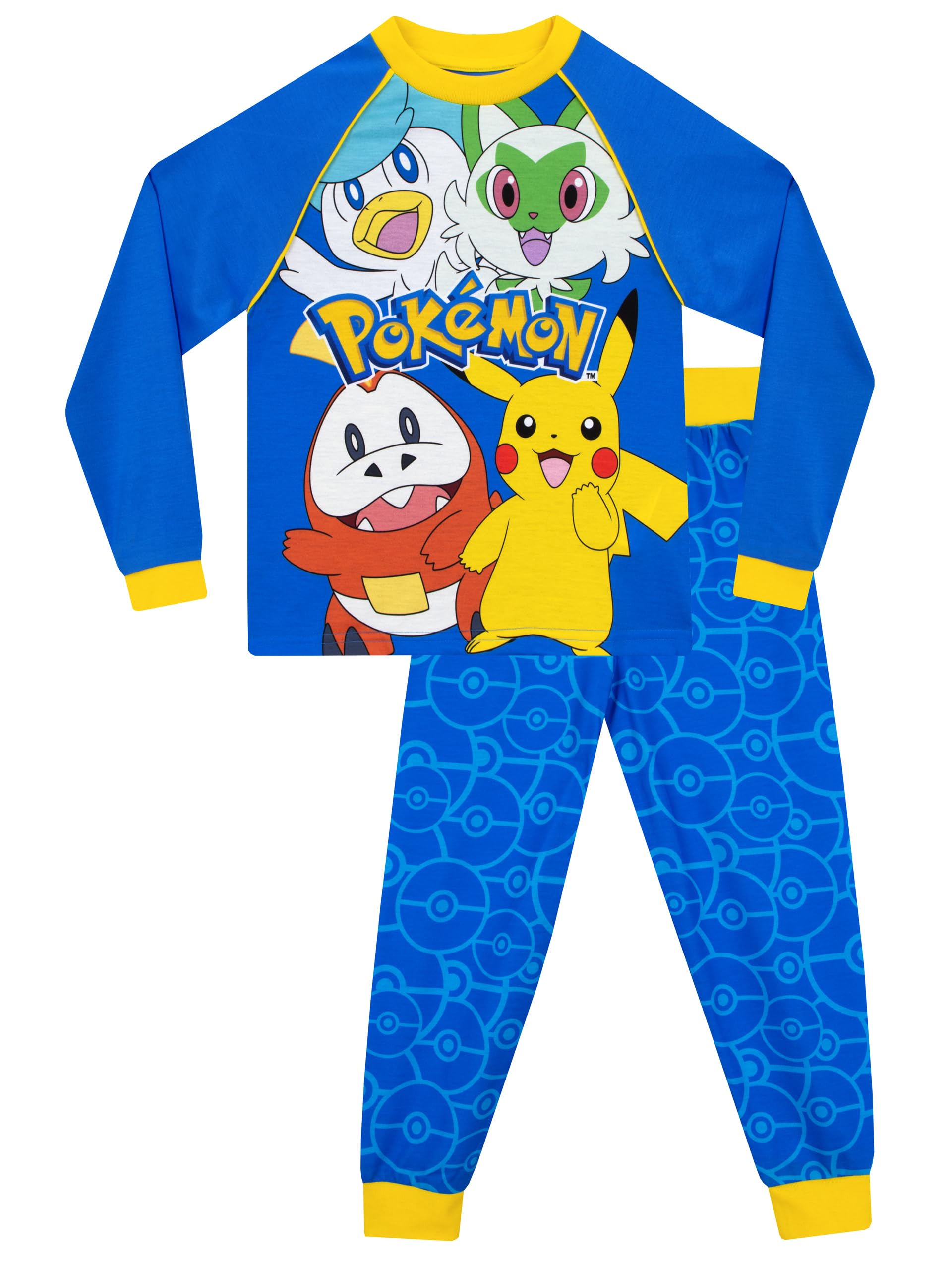 Pijama Infantil Pokémon de Algodón Azul - Venta Internacional