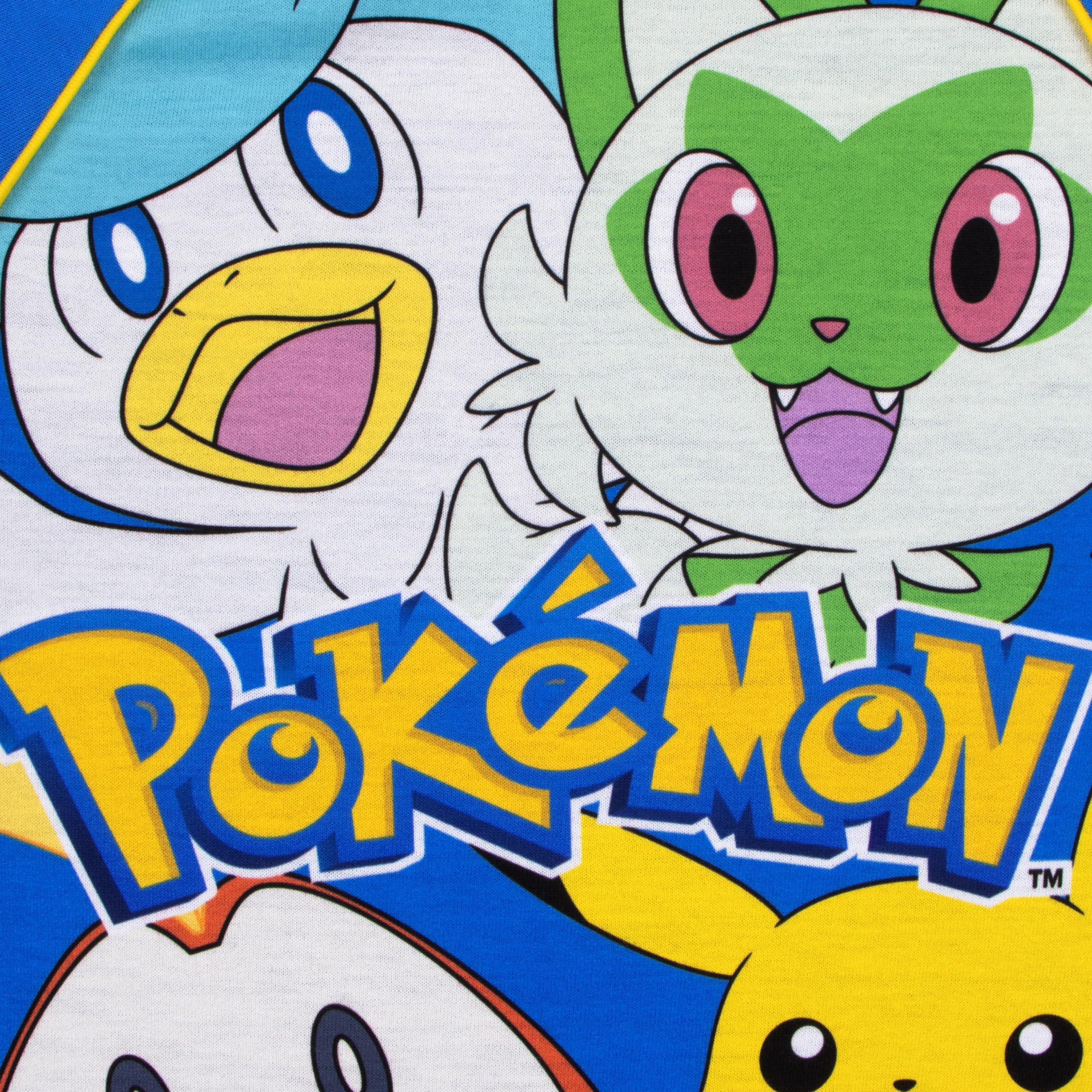 Foto 6 | Pijama Infantil Pokémon de Algodón Azul - Venta Internacional