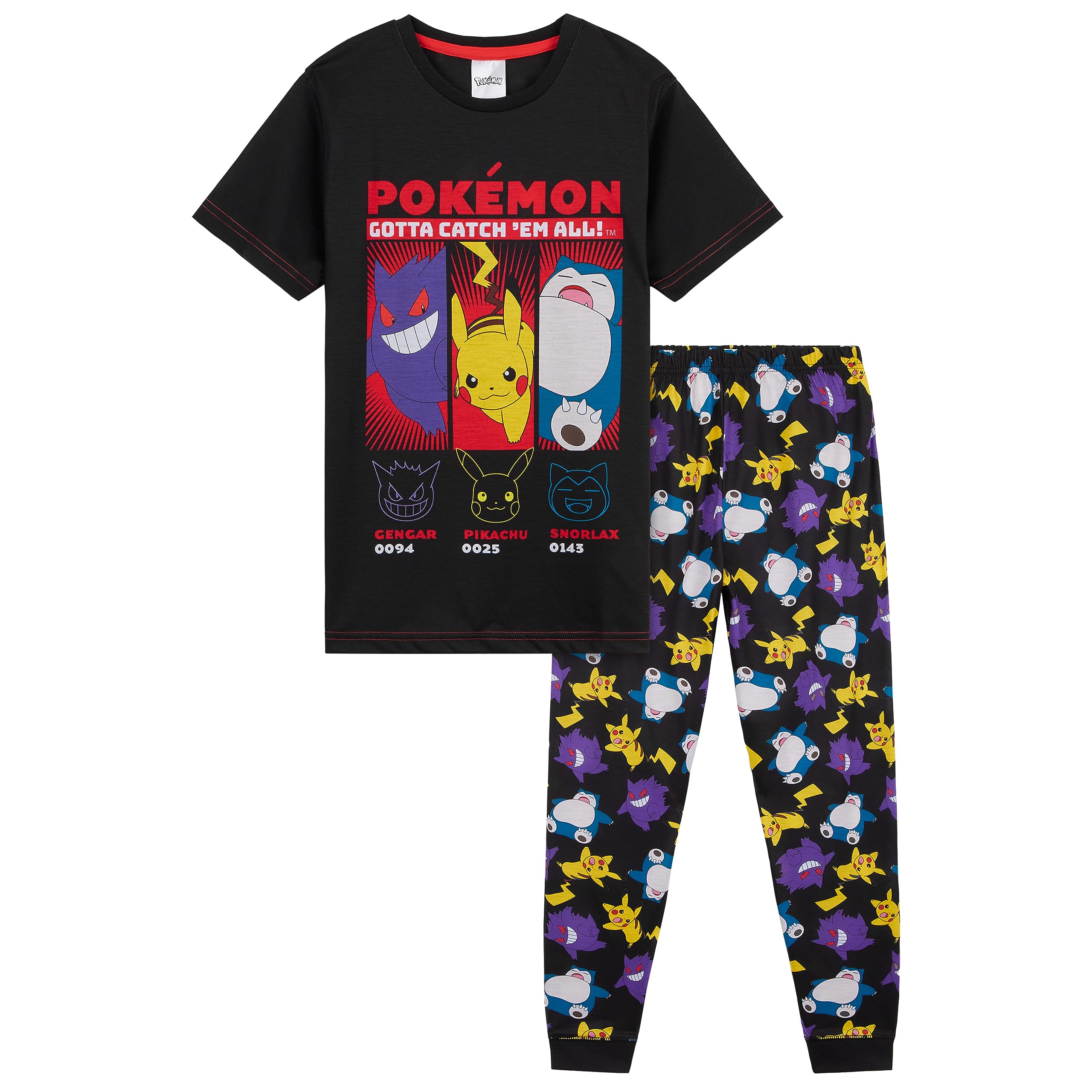 Foto 2 pulgar | Conjunto De Pijama Pokémon Para Niños, Ropa De Salón, Pantalones Largos - Venta Internacional.
