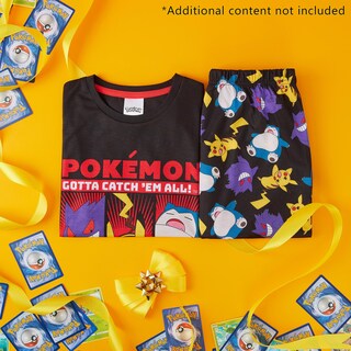 Foto 2 | Conjunto De Pijama Pokémon Para Niños, Ropa De Salón, Pantalones Largos - Venta Internacional.