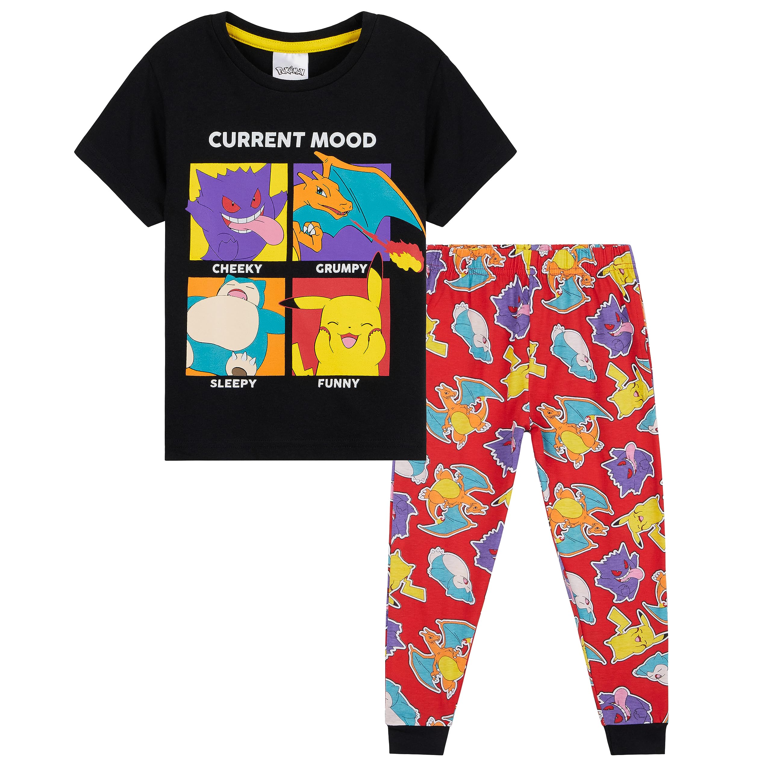Foto 2 pulgar | Conjunto De Pijama Pokémon Boys Lounge Wear 9-10 Años, Poliéster - Venta Internacional.