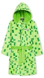 Bata De Lana Esponjosa De Minecraft Para Niños De 9 A 10 Años, Color Verde - Venta Internacional.