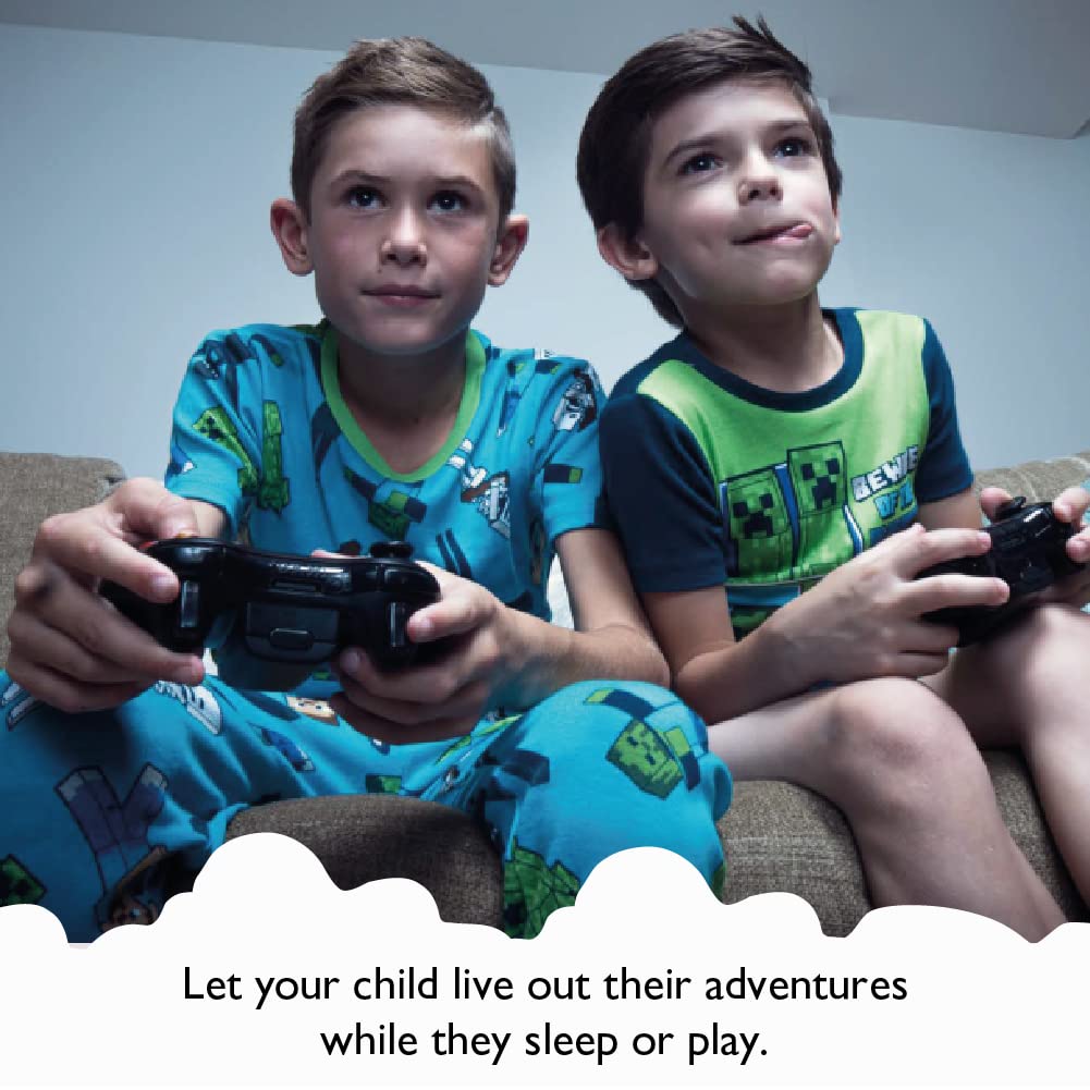 Foto 3 pulgar | Conjunto De Pijama Minecraft Para Niños, 4 Piezas, 100% Algodón, Ajuste Ceñido, 6 Años - Venta Internacional.