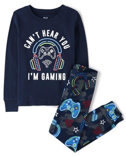Foto 1 | Conjunto De Pijama The Children's Place Boys De Manga Larga, 100% Algodón - Venta Internacional.