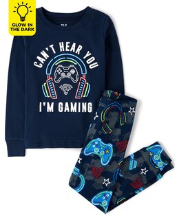 Foto 4 | Conjunto De Pijama The Children's Place Boys De Manga Larga, 100% Algodón - Venta Internacional.