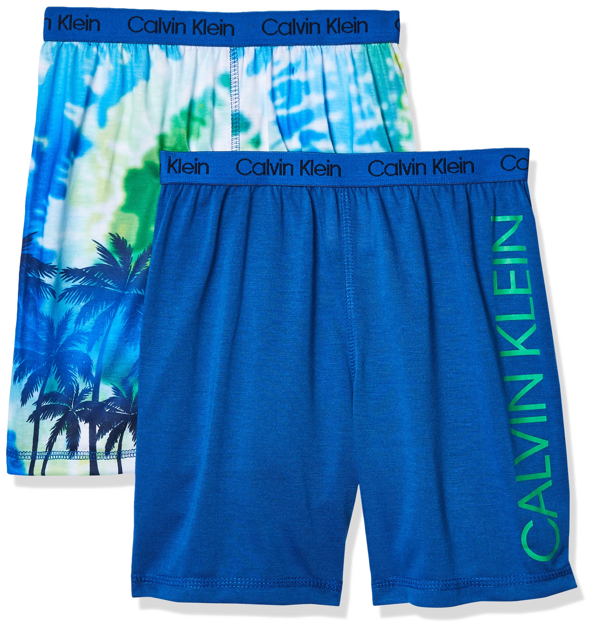 Pantalones Cortos De Pijama Calvin Klein Little Lounge Para Niños, Paquete De 2 - Venta Internacional.
